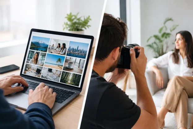 Stock Photos Versus Commissioned Photography